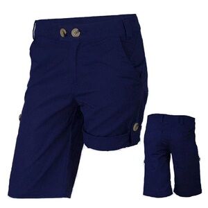 NWT Browning Women’s Lucy Shorts Navy Blue Casual Cargo Shorts adjustable